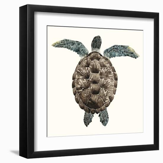 Mosaic Turtle I-Grace Popp-Framed Art Print