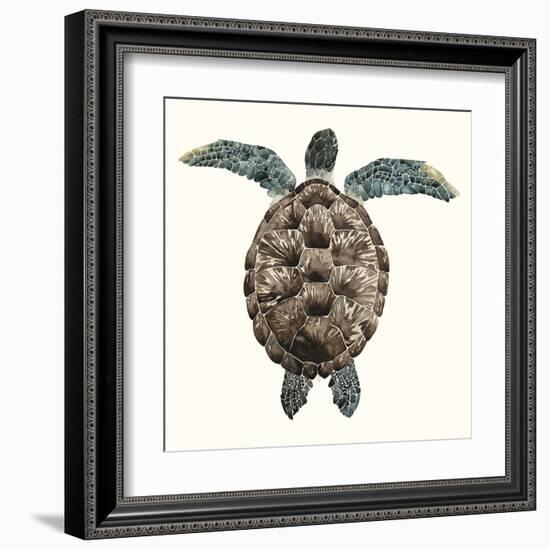 Mosaic Turtle I-Grace Popp-Framed Art Print