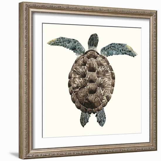 Mosaic Turtle I-Grace Popp-Framed Art Print