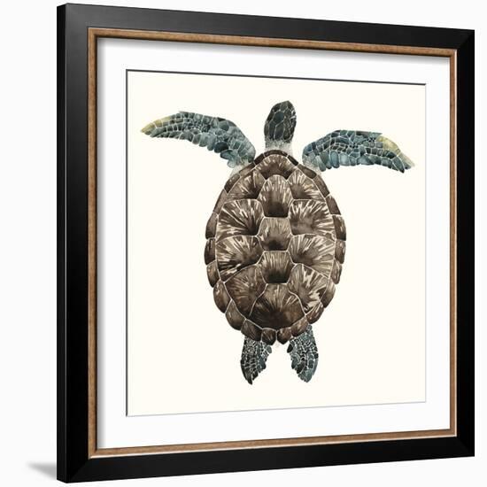 Mosaic Turtle I-Grace Popp-Framed Art Print