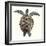 Mosaic Turtle I-Grace Popp-Framed Art Print