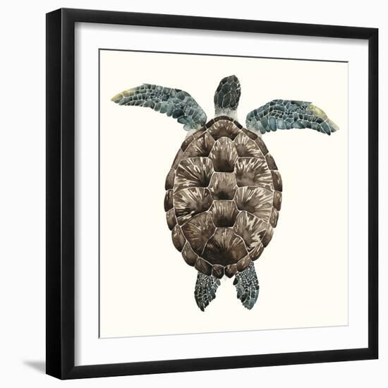 Mosaic Turtle I-Grace Popp-Framed Art Print