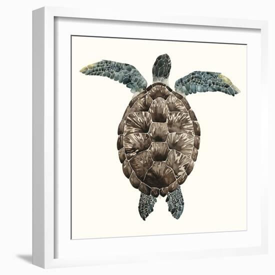 Mosaic Turtle I-Grace Popp-Framed Art Print