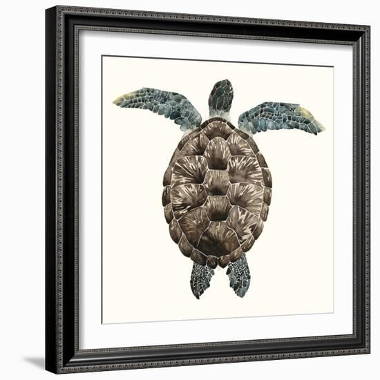 Mosaic Turtle I-Grace Popp-Framed Art Print