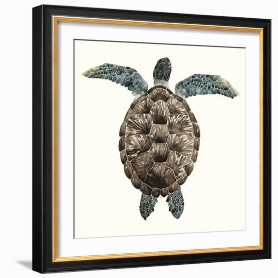 Mosaic Turtle I-Grace Popp-Framed Art Print