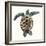 Mosaic Turtle II-Grace Popp-Framed Premium Giclee Print