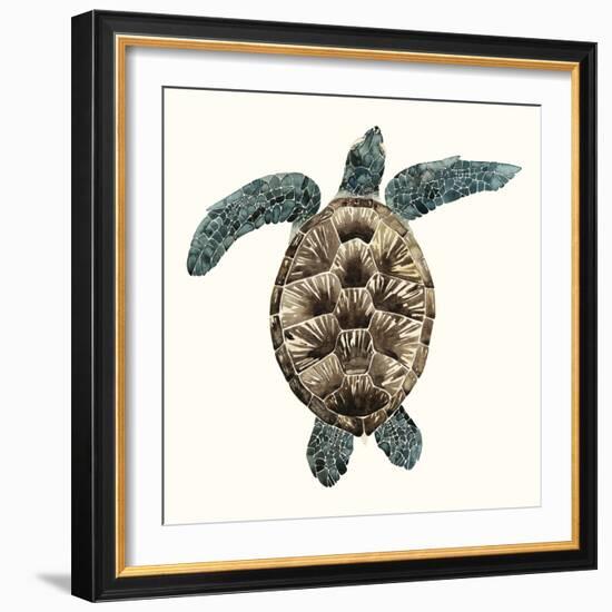 Mosaic Turtle II-Grace Popp-Framed Premium Giclee Print