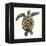 Mosaic Turtle II-Grace Popp-Framed Stretched Canvas