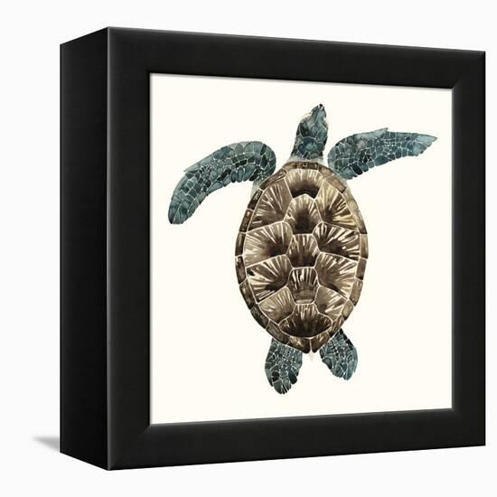 Mosaic Turtle II-Grace Popp-Framed Stretched Canvas