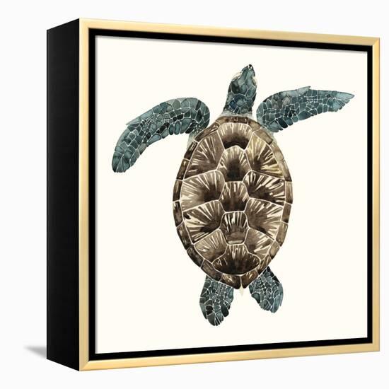 Mosaic Turtle II-Grace Popp-Framed Stretched Canvas