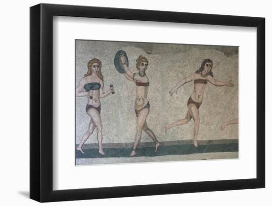 Mosaic, Villa Romana Del Casale, Piazza Armerina, UNESCO World Heritage Site, Sicily, Italy, Europe-Vincenzo Lombardo-Framed Photographic Print