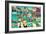 Mosaic With Pictures Of Different Places And Landmarks-nito-Framed Art Print