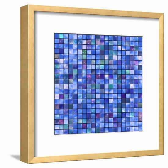 Mosaic-rateland-Framed Art Print