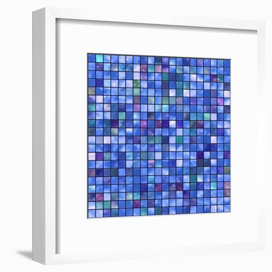 Mosaic-rateland-Framed Art Print