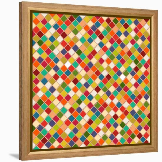 Mosaico-Sharon Turner-Framed Stretched Canvas