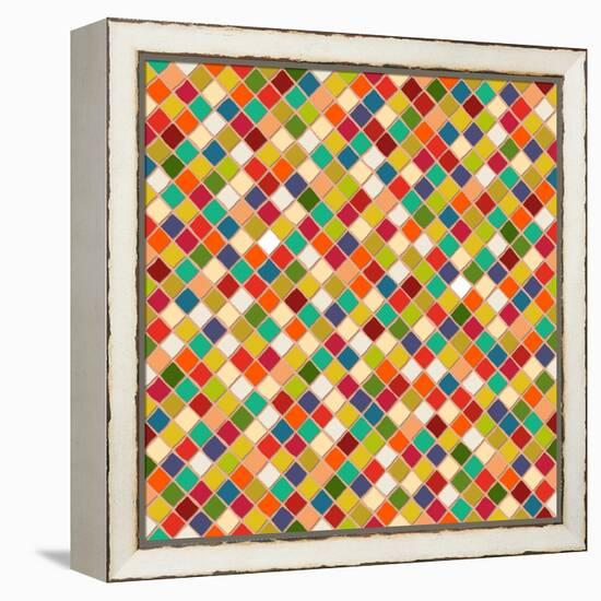 Mosaico-Sharon Turner-Framed Stretched Canvas