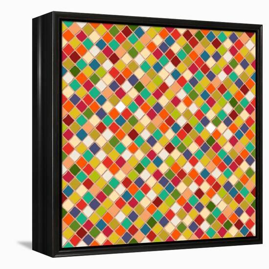 Mosaico-Sharon Turner-Framed Stretched Canvas