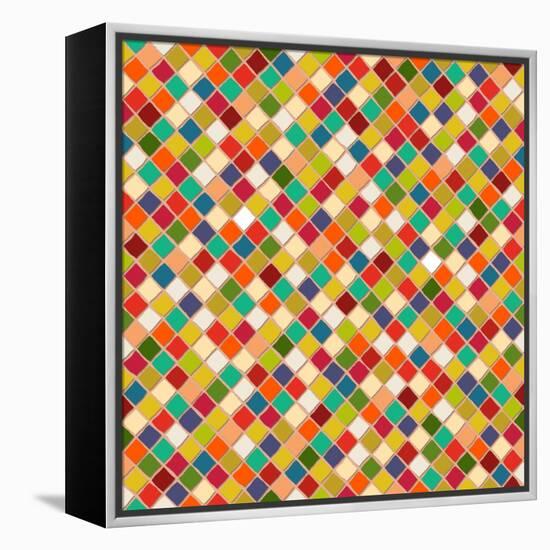 Mosaico-Sharon Turner-Framed Stretched Canvas