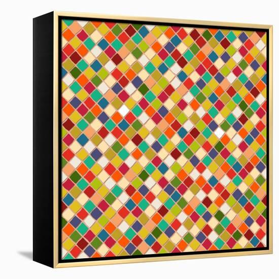 Mosaico-Sharon Turner-Framed Stretched Canvas