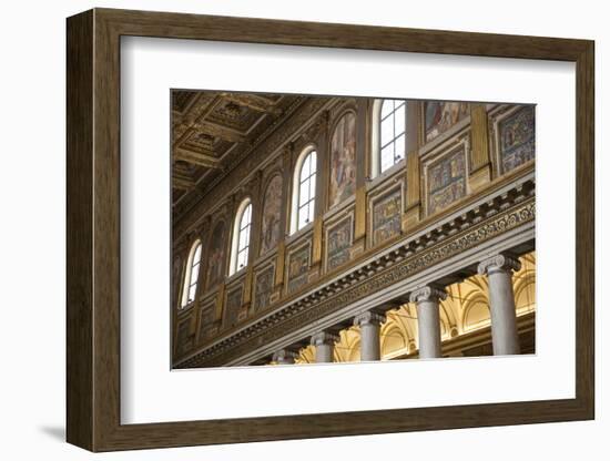 Mosaics Along Nave of Basilica of Santa Maria Maggiore (St. Mary Major)-Stuart Black-Framed Photographic Print