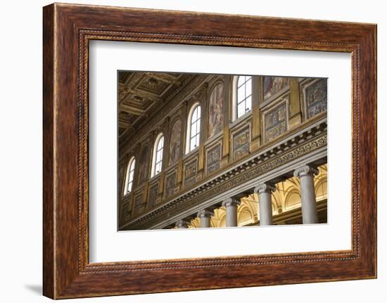 Mosaics Along Nave of Basilica of Santa Maria Maggiore (St. Mary Major)-Stuart Black-Framed Photographic Print