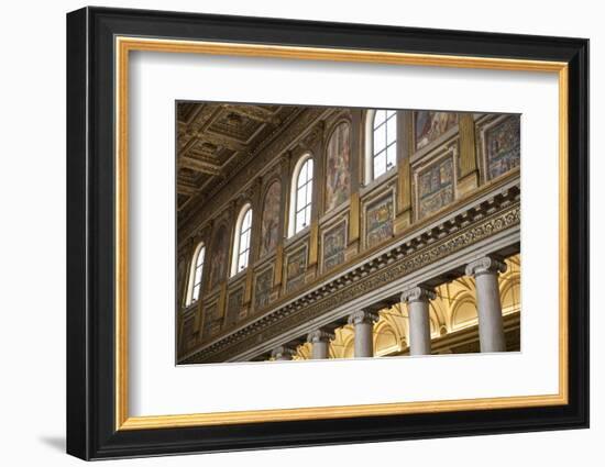 Mosaics Along Nave of Basilica of Santa Maria Maggiore (St. Mary Major)-Stuart Black-Framed Photographic Print