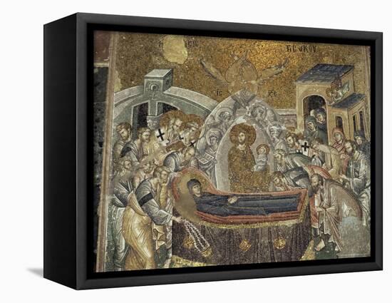 Mosaics Dating from the 14th Century, Kariye Museum, Istanbul, Turkey, Eurasia-Adam Woolfitt-Framed Premier Image Canvas