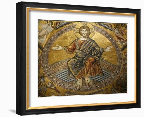 Mosaics Depicting the Final Judgement, Baptistery, Duomo Florence, Tuscany, Italy, Europe-Godong-Framed Photographic Print