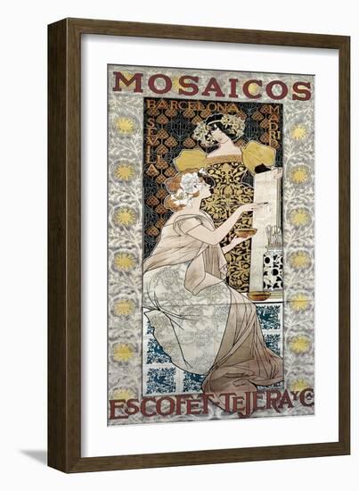 Mosaics Escofet, Tejera and Co., 1902-Alejandro De Riquer-Framed Giclee Print