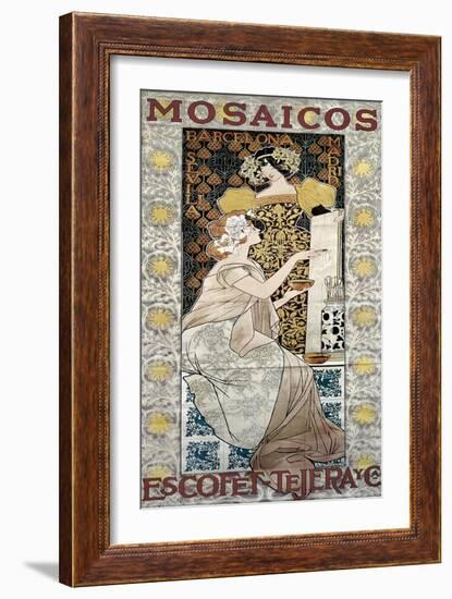 Mosaics Escofet, Tejera and Co., 1902-Alejandro De Riquer-Framed Giclee Print