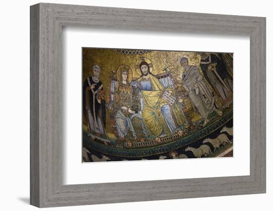 Mosaics Inside the Church of Santa Maria in Trastevere-Stuart Black-Framed Photographic Print