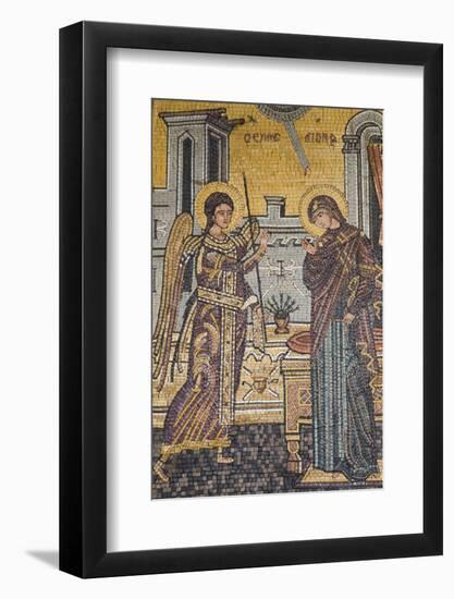 Mosaics on the Wall of St. George's Church, Madaba, Jordan, Middle East-Richard Maschmeyer-Framed Photographic Print