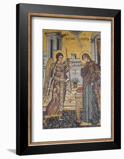 Mosaics on the Wall of St. George's Church, Madaba, Jordan, Middle East-Richard Maschmeyer-Framed Photographic Print