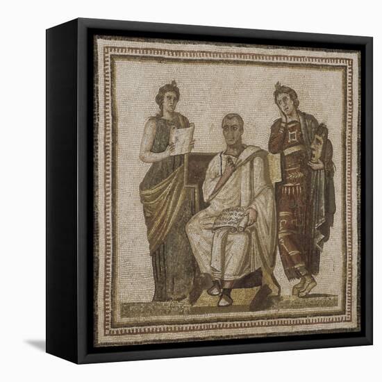 Mosaïque romaine-null-Framed Premier Image Canvas