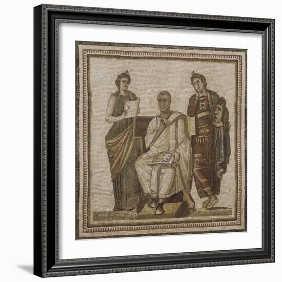 Mosaïque romaine-null-Framed Giclee Print