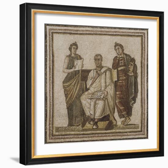 Mosaïque romaine-null-Framed Giclee Print