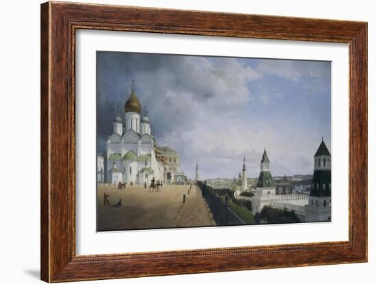 Moscow, 1839, Door of Triptych-Edward Burne-Jones-Framed Giclee Print