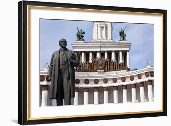 Moscow, All-Union Exhibition, House of the Russian People, Lenin Monument-Catharina Lux-Framed Photographic Print