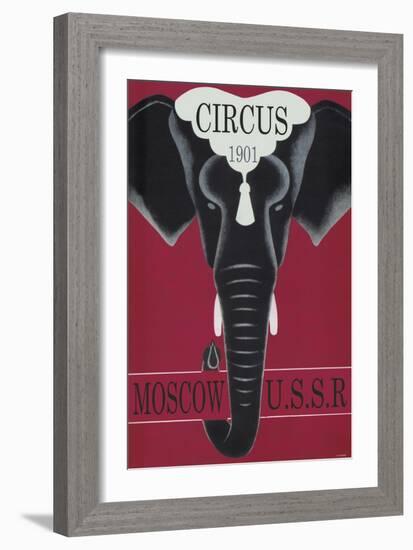 Moscow Circus Ussr-null-Framed Giclee Print
