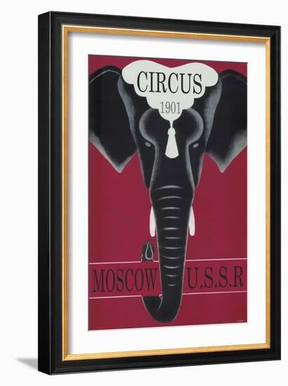 Moscow Circus Ussr-null-Framed Giclee Print