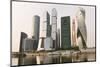 Moscow City skyscrapers, Moscow, Russia, Europe-Miles Ertman-Mounted Photographic Print