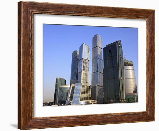 Moscow International Business Center (Moscow-City), Moscow, Russia-Ivan Vdovin-Framed Photographic Print