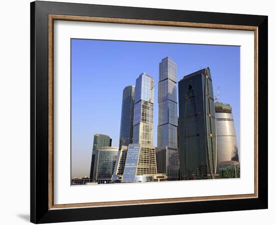 Moscow International Business Center (Moscow-City), Moscow, Russia-Ivan Vdovin-Framed Photographic Print