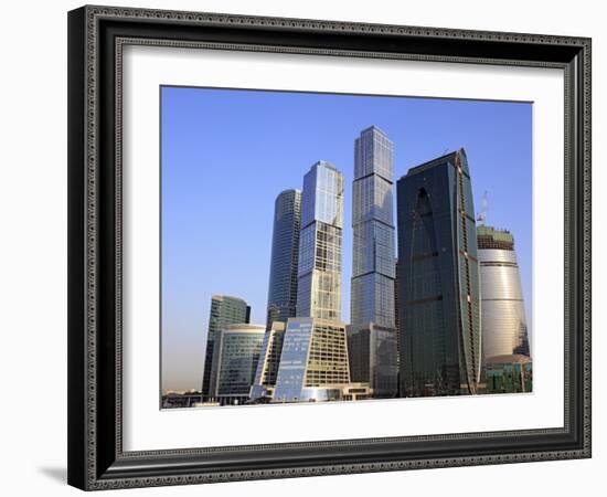 Moscow International Business Center (Moscow-City), Moscow, Russia-Ivan Vdovin-Framed Photographic Print