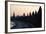 Moscow, Kremlin Shore, Riverside Road, Dusk, Silhouettes-Catharina Lux-Framed Photographic Print