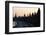 Moscow, Kremlin Shore, Riverside Road, Dusk, Silhouettes-Catharina Lux-Framed Photographic Print