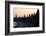 Moscow, Kremlin Shore, Riverside Road, Dusk, Silhouettes-Catharina Lux-Framed Photographic Print