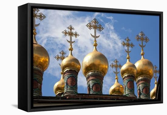 Moscow, Kremlin, Terem Palace, Detail, Towers-Catharina Lux-Framed Premier Image Canvas