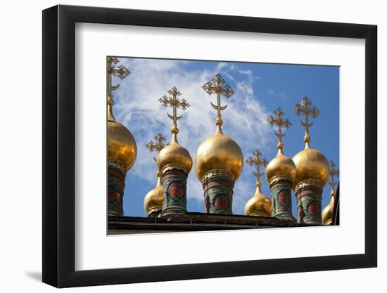 Moscow, Kremlin, Terem Palace, Detail, Towers-Catharina Lux-Framed Photographic Print