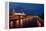 Moscow, Kremlin, View from the Moskwa Bridge, by Night-Catharina Lux-Framed Premier Image Canvas